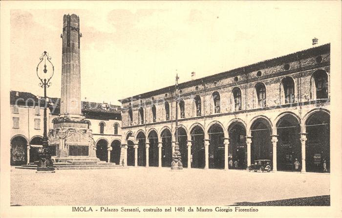 Imola Palazzo Sersanti costruito nel 1481 da Mastro Giorgio Fiorentino