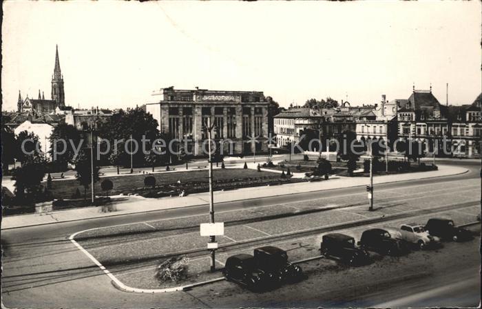 Muelhausen Elsass Bahnhofplatz