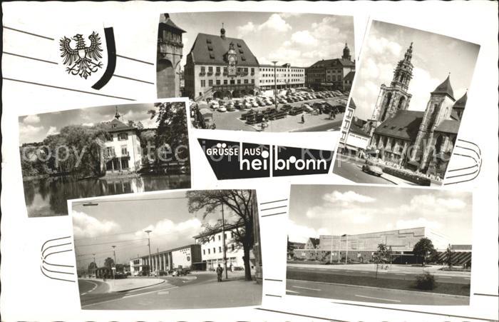 Heilbronn Neckar Rathaus Kilianskirche Trappenseeschloesschen Bahnhof Harmonie