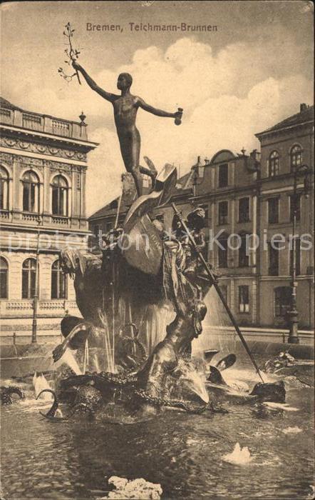 BREMEN  CITY Teichmann Brunnen