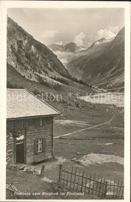 Ginzling Gasthaus zum Steinbock im Floitental Alpenblick