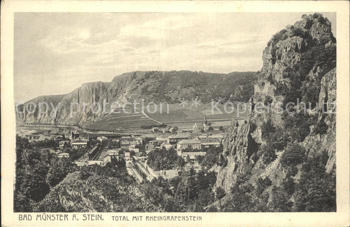 Bad Muenster Stein Ebernburg Total mit Rheingrafenstein