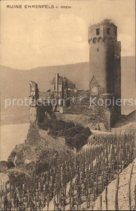 Ruedesheim Rhein Burgruine Ehrenfels