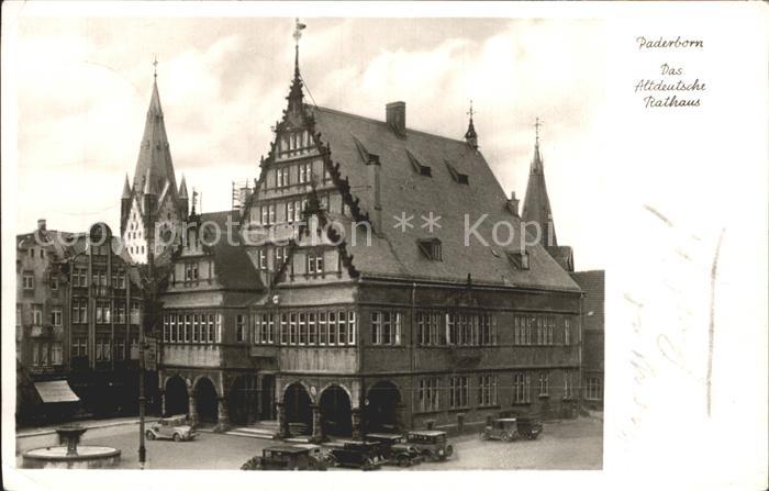 Paderborn Altdeutsches Rathaus Altdeutsche Bauten