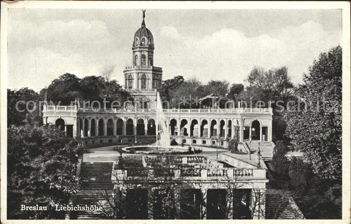 Breslau Niederschlesien Liebichshoehe Belvedere