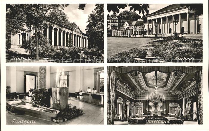 BADEN-BADEN BW Trinkhalle Kurhaus Spielbank