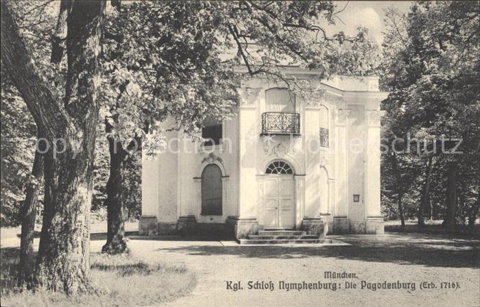 Muenchen Bayern Kgl Schloss Nymphenburg Pagodenburg 18. Jhdt.