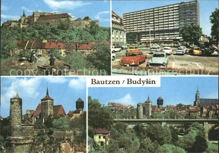 Bautzen Sachsen Ortenburg Hochhaus Platz der Roten Armee Alte Wasserkunst Friede