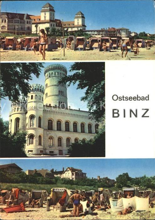 Binz Ruegen Strand Jagdschloss Granitz