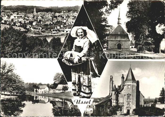 Ussel Correze Notre Dame de la Chabanne Joueuse de vielle Moulin de Lastouillas