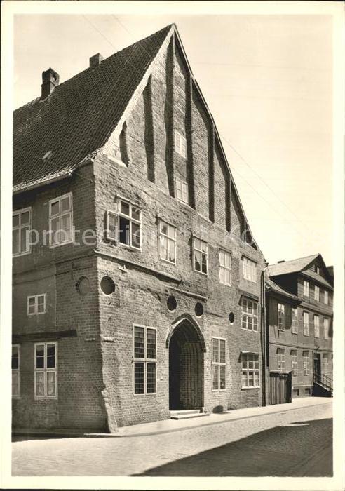LueNEBURG  CITY aeltestes Patrizierhaus der Stadt Anfang 15. Jhdt.