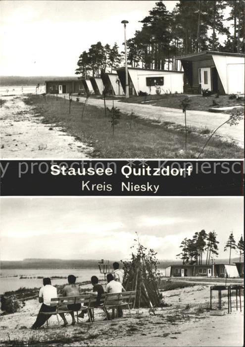 Quitzdorf See Bungalowsiedlung KIM bei Reichendorf Stausee Strand