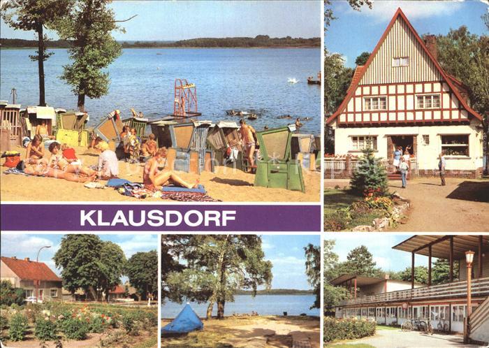 Klausdorf Mellensee Strandbad Jugendherberge Dorfaue Campingplatz Ferienheim