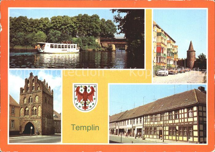Templin OT Faehrkrug Eisenbahnbruecke Pulverturm Muehlentor Berliner Strasse