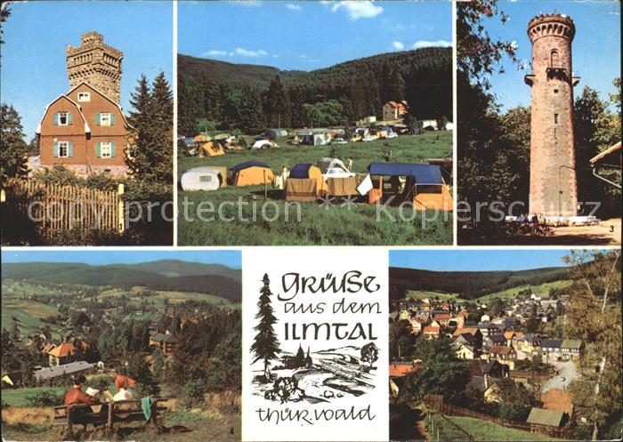 Ilmtal Hohe Warte Campingplatz Meyersgrund Kickelhahn Stuetzerbach Manebach