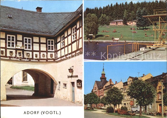 Adorf Vogtland Heimatmuseum Freiberger Tor Waldbad Ernst Thaelmann Platz