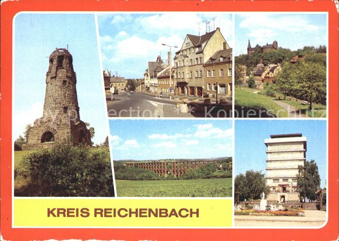 Netzschkau Kuhbergturm Friedensplatz Burg Mylau Goeltzschtalbruecke Reichenbach