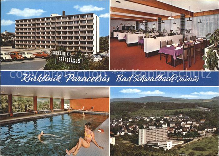 Bad Schwalbach Kurklinik Paracelsus Hallenbad Restaurant Panorama Taunus