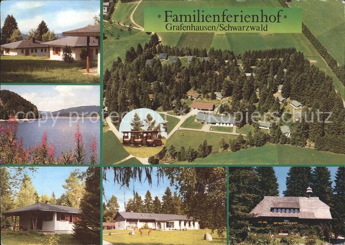 Grafenhausen Schwarzwald Familienferiendorf Schwarzwaldhaus Fliegeraufnahme