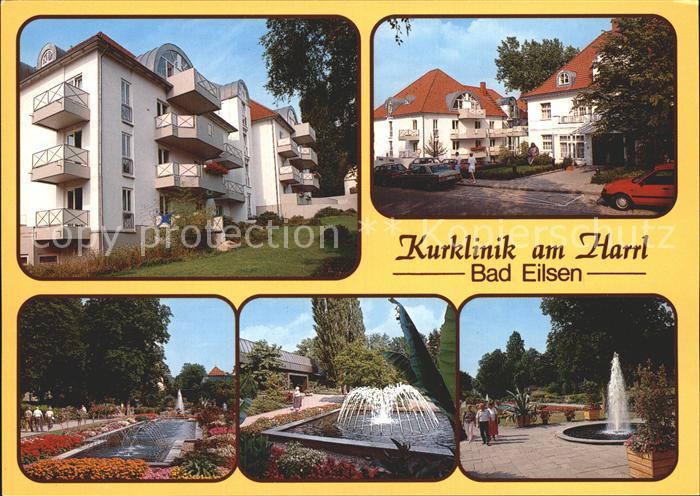Bad Eilsen Kurklinik am Harrl Wasserspiele Springbrunnen