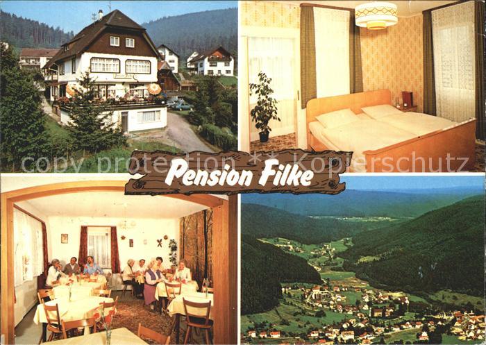 Enzkloesterle Pension Filke Doppelzimmer Gastraum Fliegeraufnahme