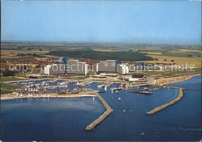 Damp 2000 Ferienpark Hafen Fliegeraufnahme