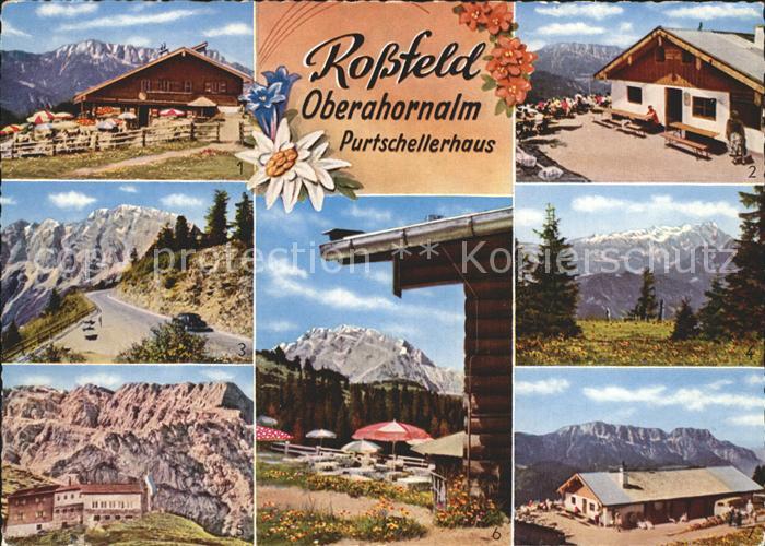 BERCHTESGADEN Bayern Rossfeld Ringstrasse Oberahornalm Purtschellerhaus Hoher Go