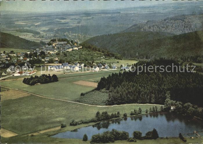 Lichtenberg Oberfranken Naturschwimmbad Sommerfrische Luftaufnahme