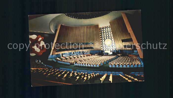 New York City United Nations General Assembly Hall