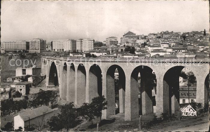 Constantine Algerien mit Viadukt
