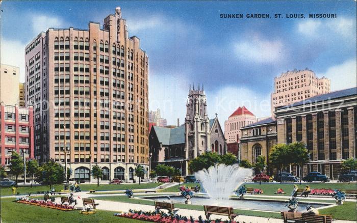 St Louis Missouri Sunken Garden