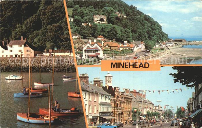 Minehead West Somerset Boote Strand Hafen