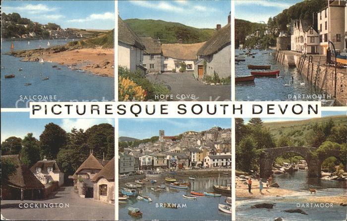 Dartmouth  South Devon Hope-Cove Salcombe Cockington Brixham