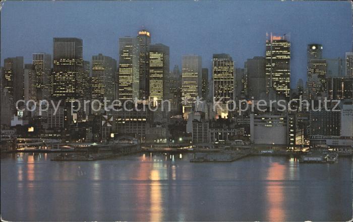 New York City Manhattan Skyline at night