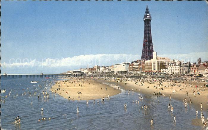 Blackpool Tower and Beach