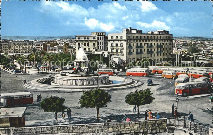 Malta Kingsgate Fountain Busbahnhof