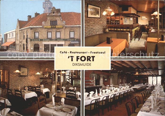 Diksmuide Flandre Cafe Restaurant Festsaal T-Fort
