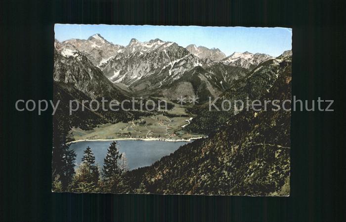 Pertisau Achensee mit Karwendelgebirge und See