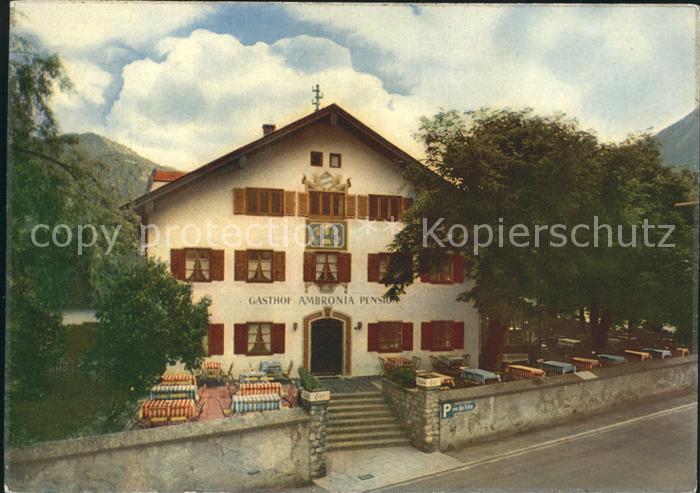 OBERAMMERGAU Bayern Gasthaus Pension Ambronia