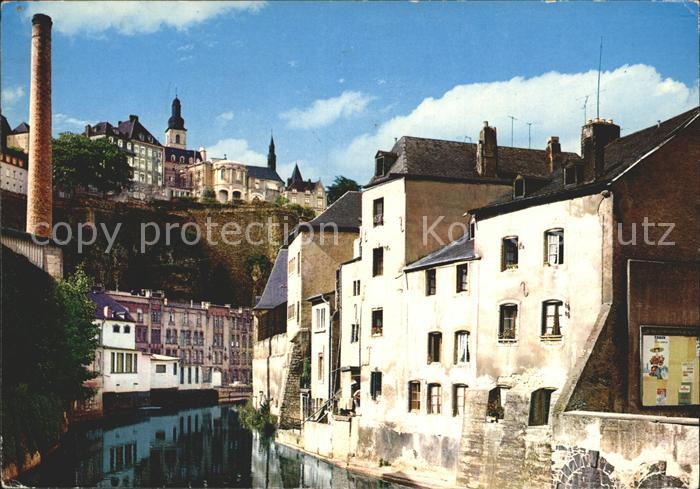 LUXEMBOURG  Luxemburg L Alzette pittoresque au Grund