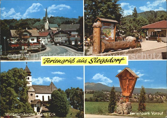Siegsdorf Oberbayern Ferienpark Vorauf Wallfahrtskirche Maria Eck