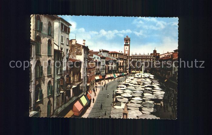 Verona Veneto Piazza Erbe Markt