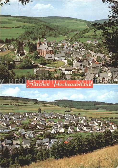 Zueschen Sauerland Fliegeraufnahme