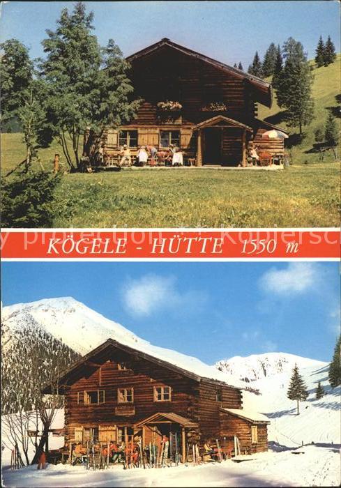 Berwang Tirol Koegele Huette Skigebiet