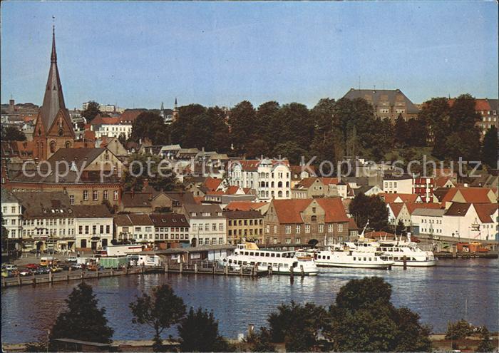 Flensburg mit Foerdebruecke