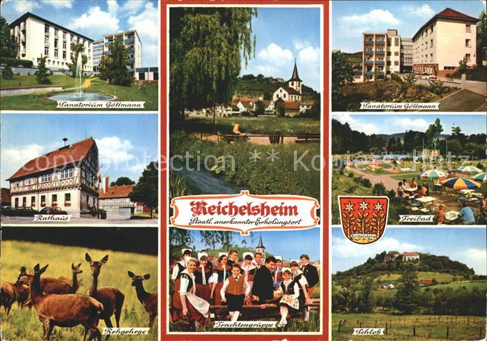 Reichelsheim Odenwald Schloss Rehe Freibad Rathaus Sanatorium Goettmann