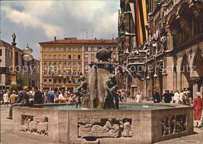 Muenchen Bayern Fischbrunnen