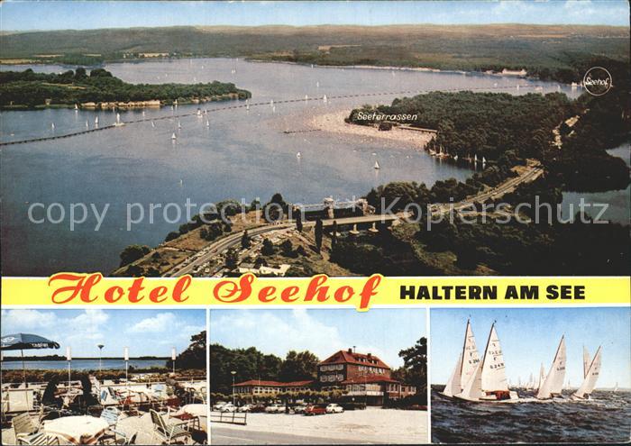 Haltern See Hotel Seehof See Fliegeraufnahme
