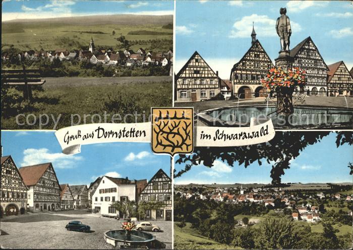 Dornstetten Wuerttemberg Fachwerk Brunnen