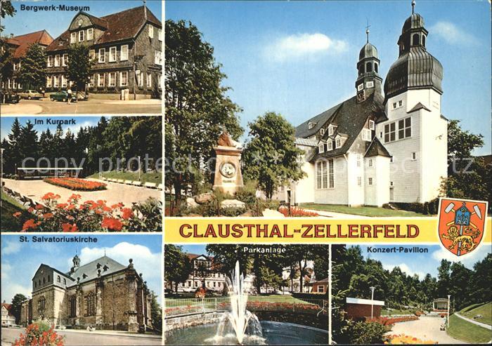 Clausthal-Zellerfeld Goslar Niedersachsen Kurpark Bergwerk-Museum Kirche